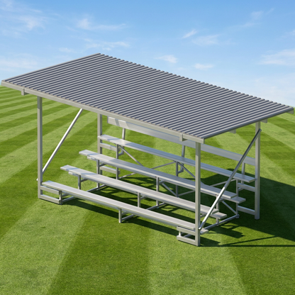 4-Row Aluminium Grandstand with Roof