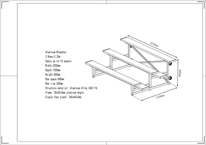 3-Tier Grandstand