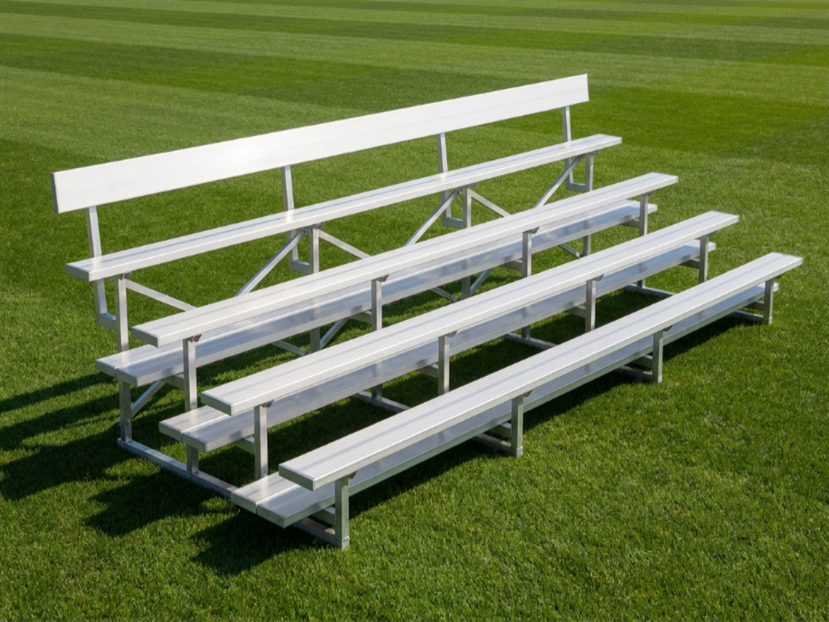4-Tier Grandstand 6m Double Step