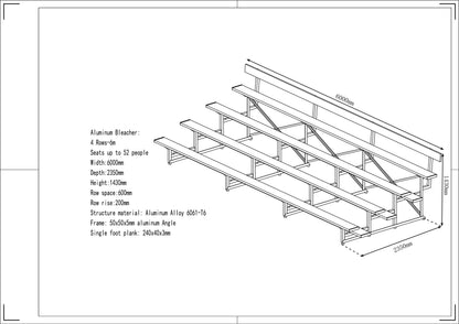 4-Tier Grandstand