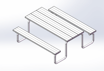 Aluminium Alloy Table & Chairs